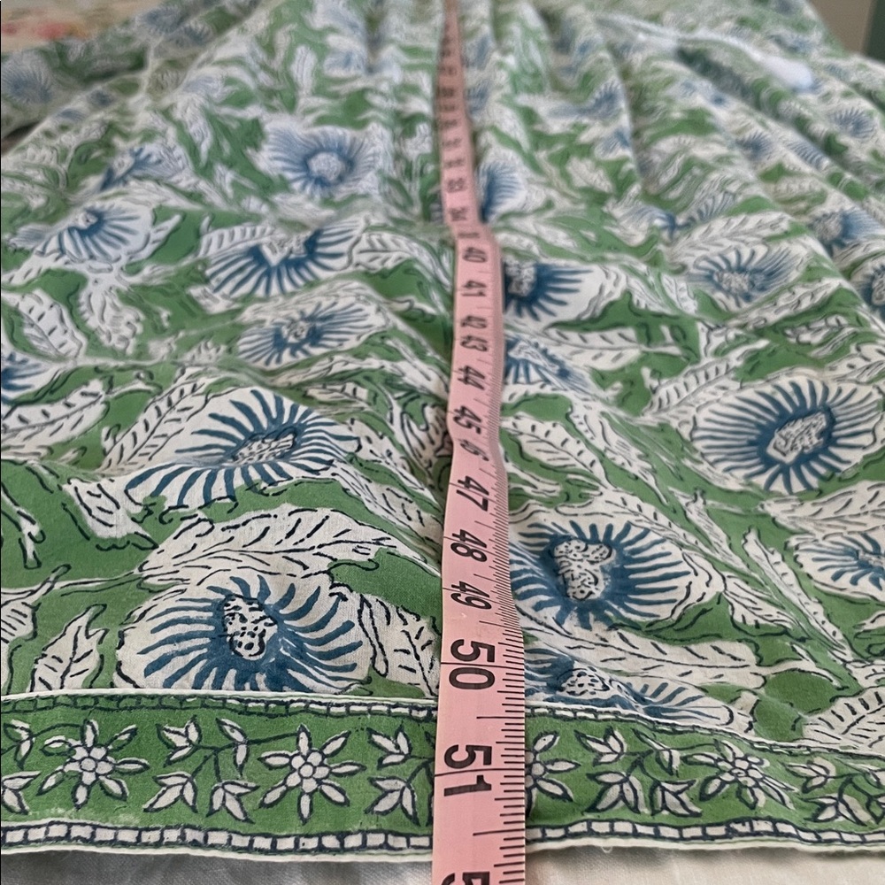 KARNI Floral Green and Blue Maxi Dress - Picture 7 of 11
